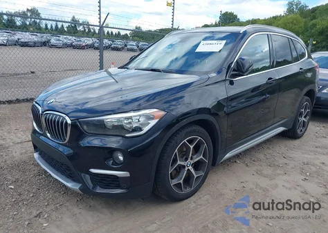 2018 BMW X1 xDrive28I из США, поврежденный, VIN WBXHT3C35J3H30459
